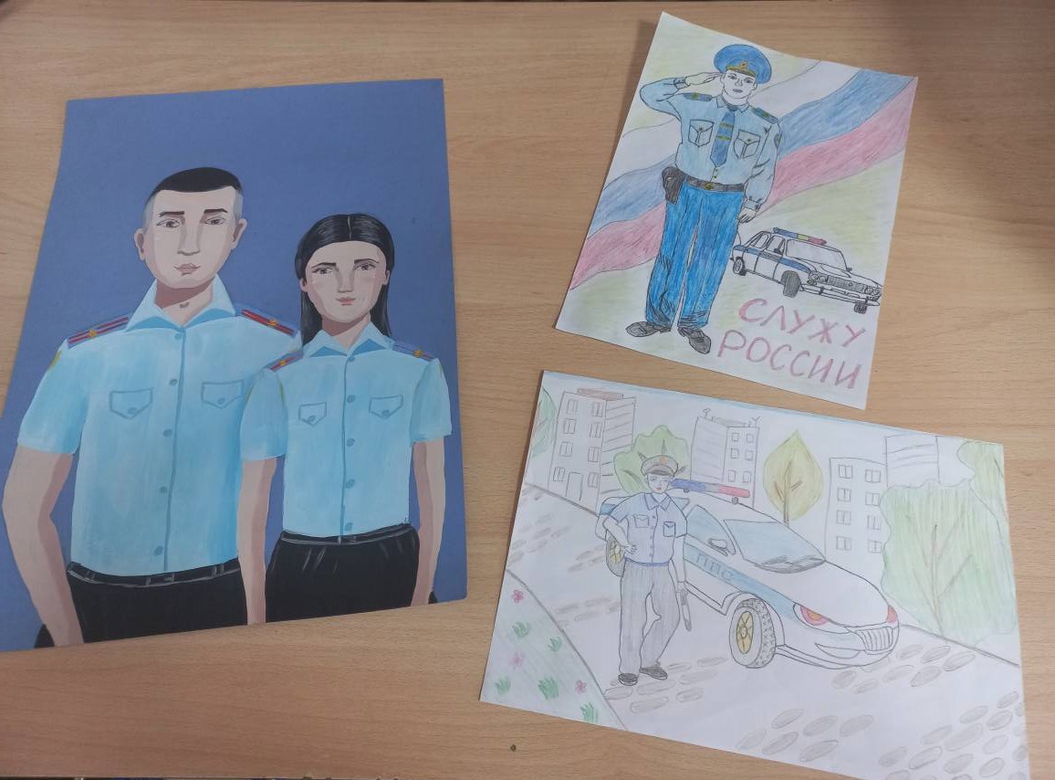 В ОМВД России по Ершовскому району подведены  итоги отборочного этапа Всероссийского конкурса детского рисунка  «Мои родители работают в полиции».