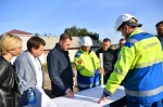  Губернатор Роман Бусаргин посетил место проведения работ по реконструкции трамвайной сети маршрута №8 в поселке Комсомольский.  
